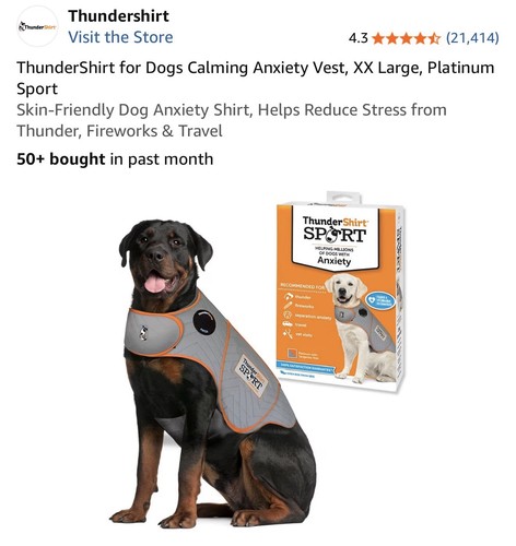 Thundershirt for dogs - thundershirt, calming