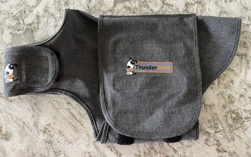 Dog thunder shirt gray size - dog,